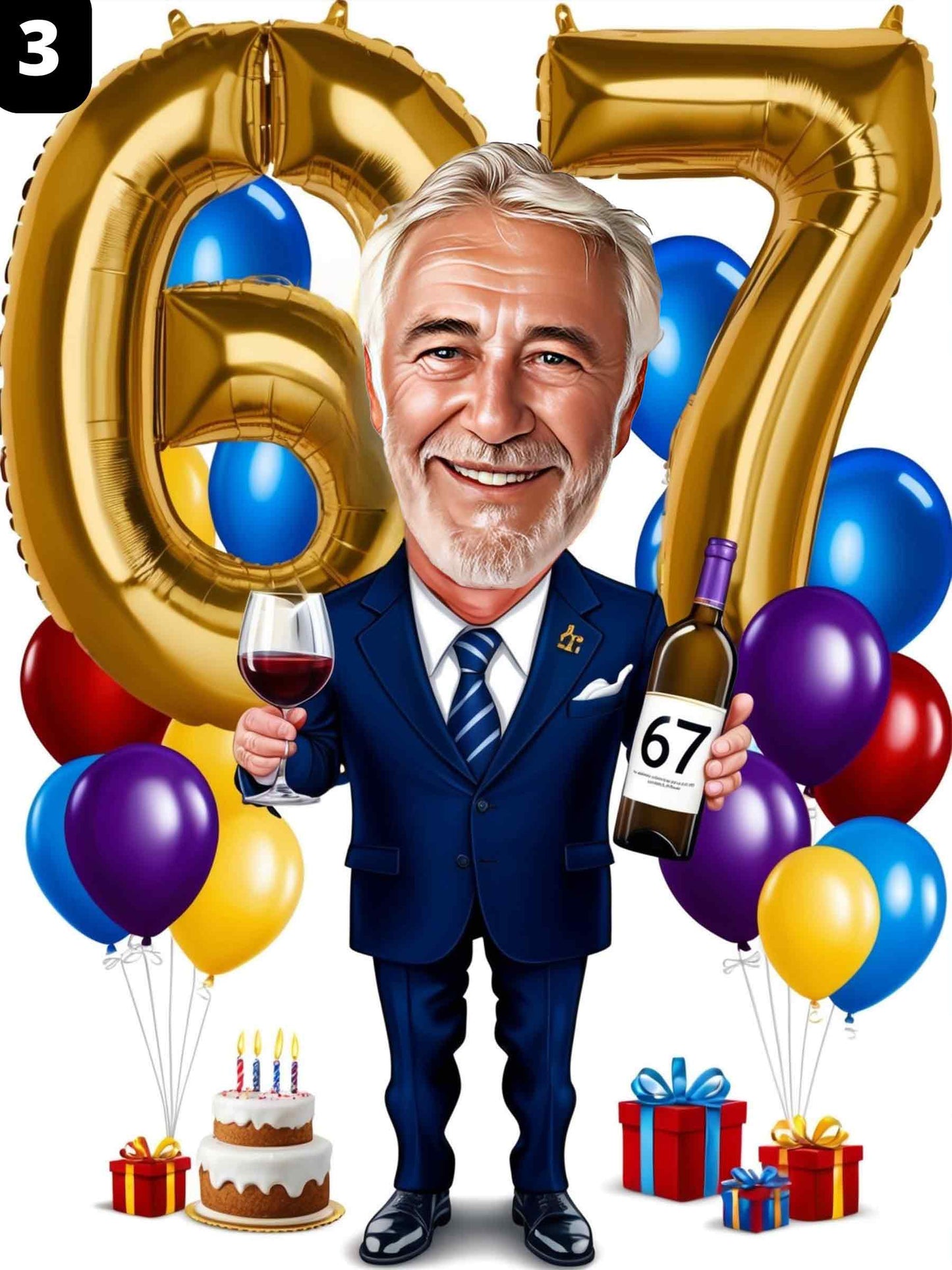 67e anniversaire - Homme