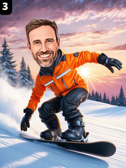 Snowboarder - Homme