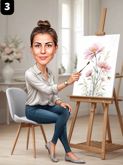 Peintre - Femme