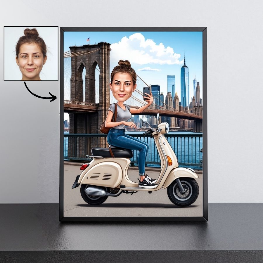 Conducteur de scooter - Homme
