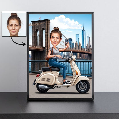 Conducteur de scooter - Homme
