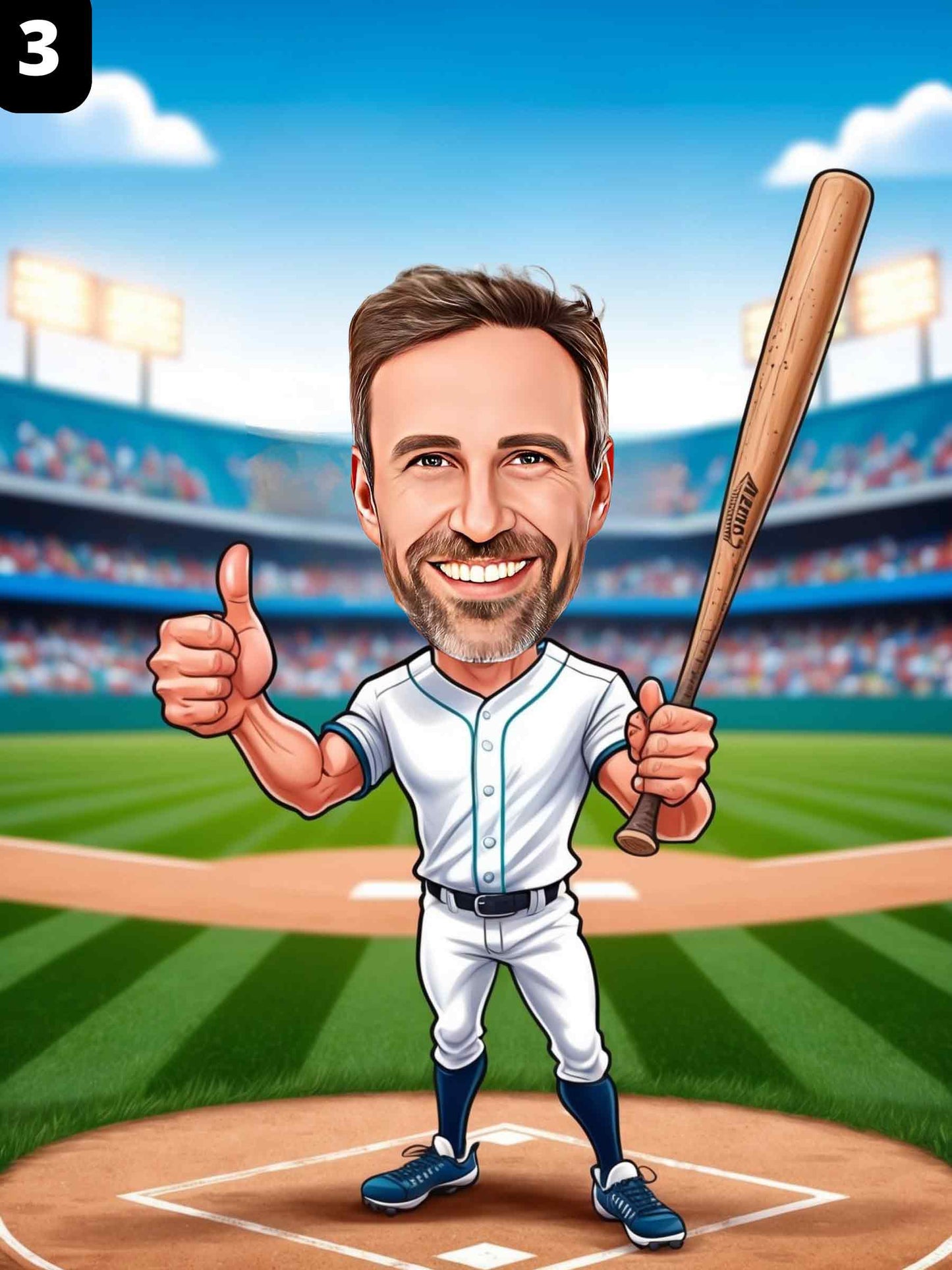 Joueur de baseball - Homme