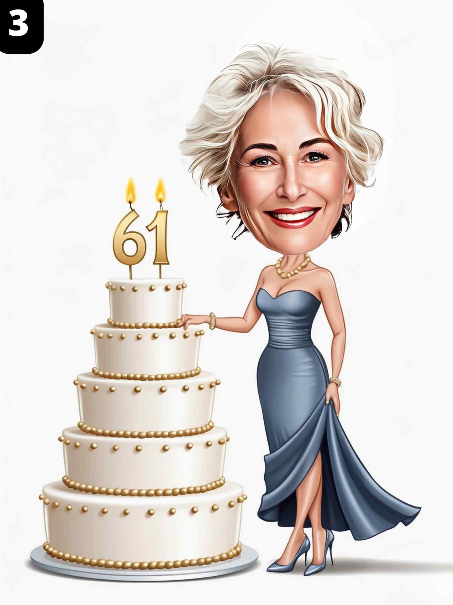 61e anniversaire - Femme