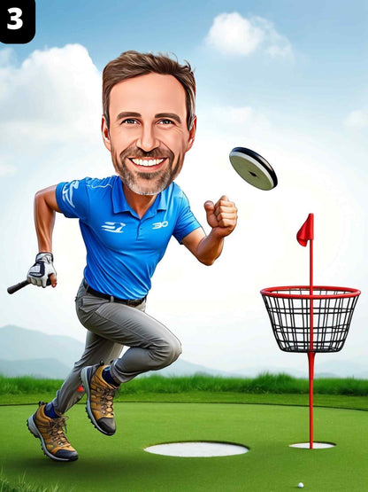 Disc golfeur - Homme