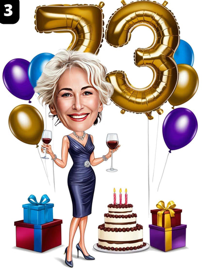 73e anniversaire - Femme