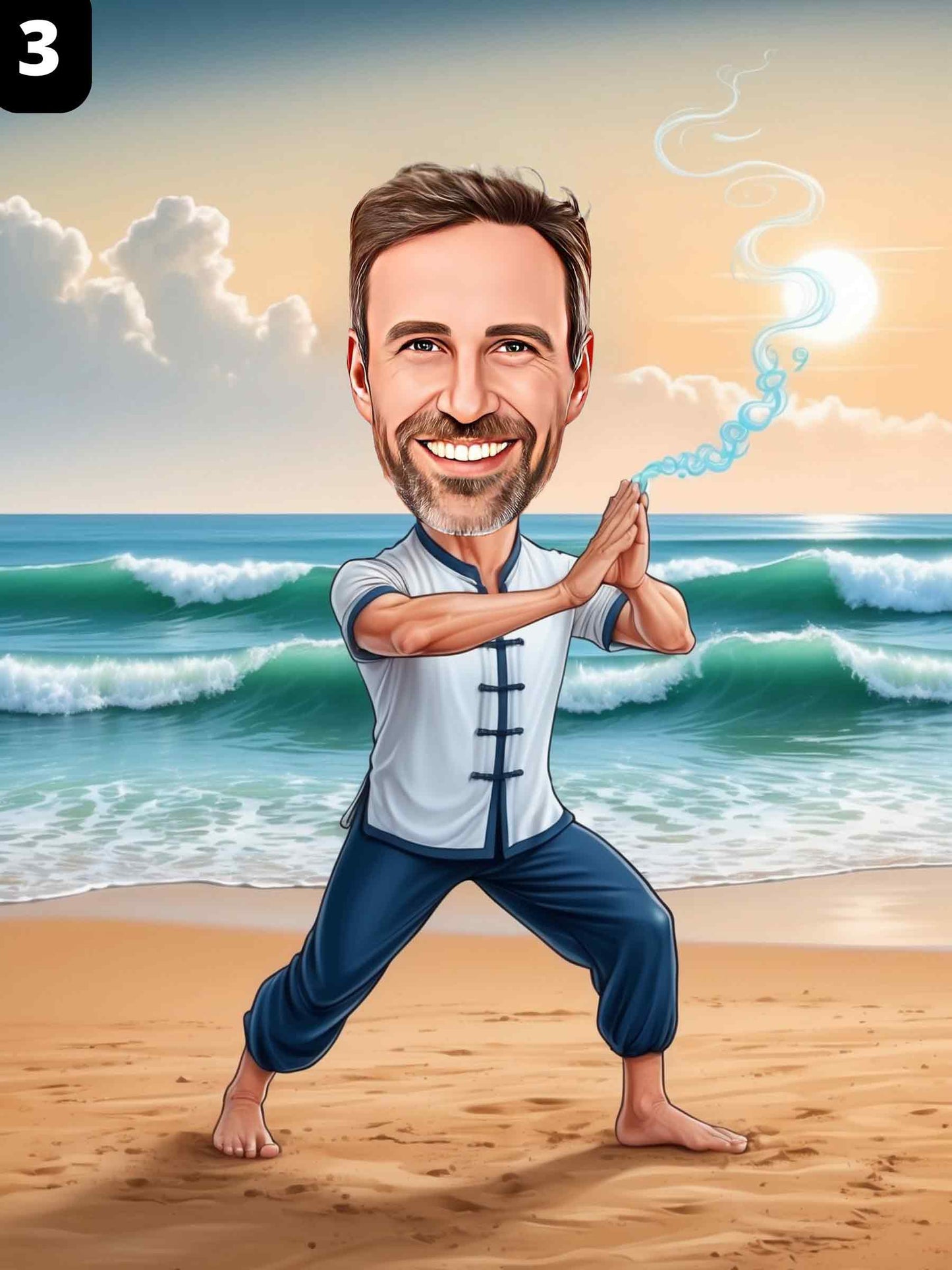Praticien de Tai-Chi - Homme