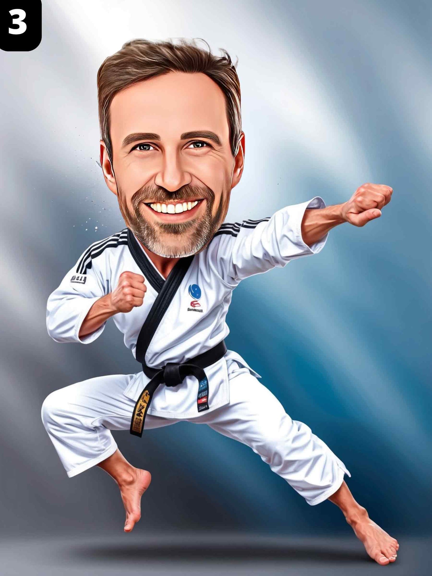 Combattant de taekwondo - Homme