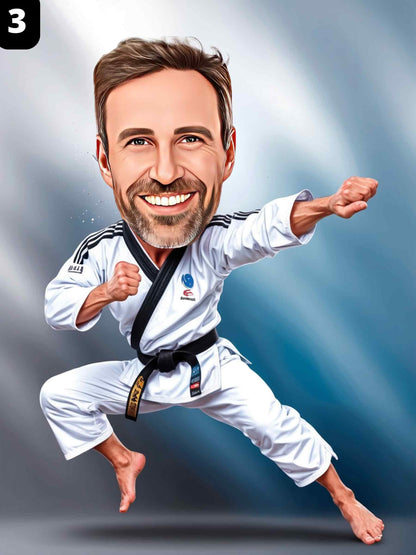 Combattant de taekwondo - Homme