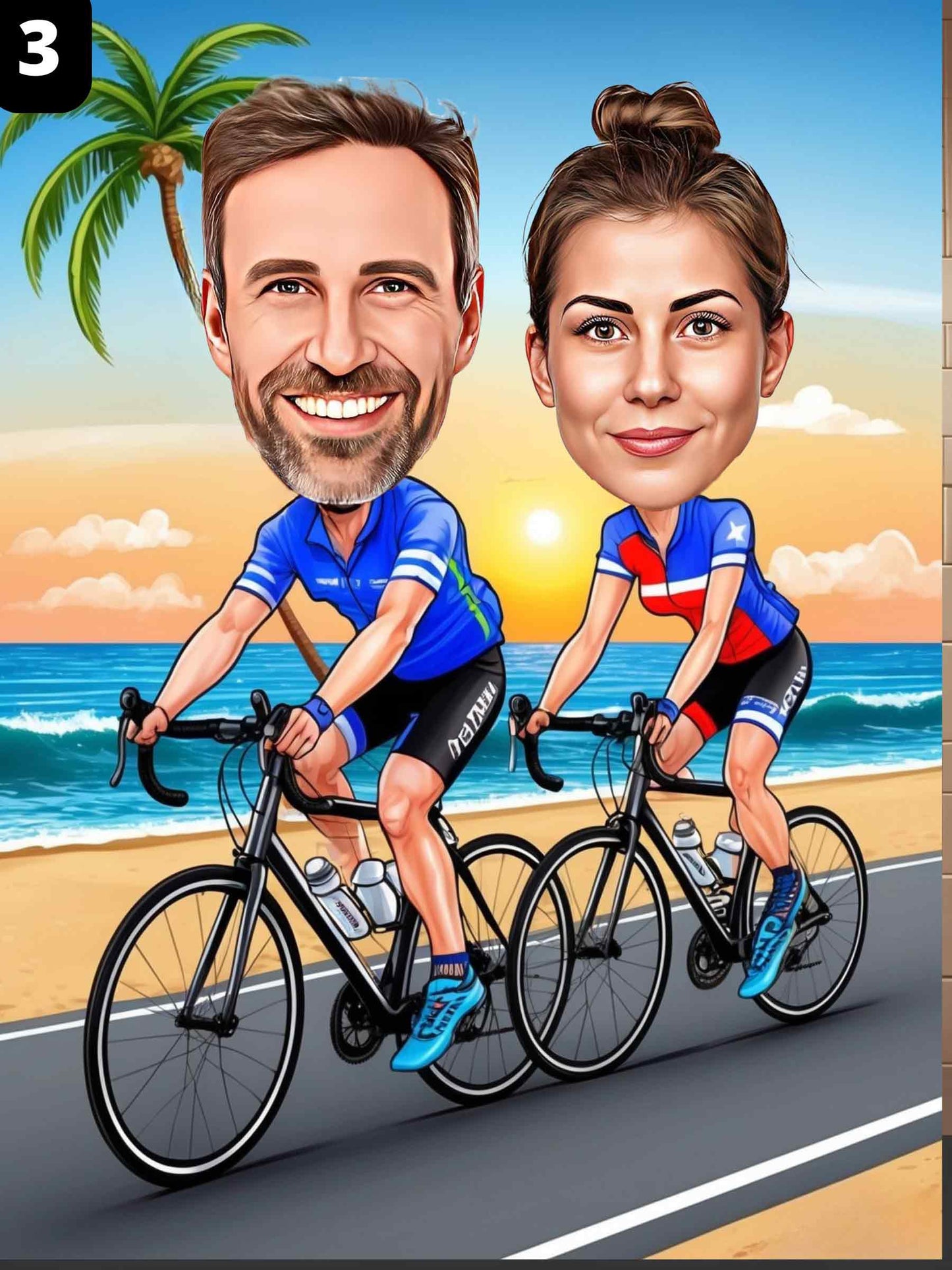 Cyclists - Couple