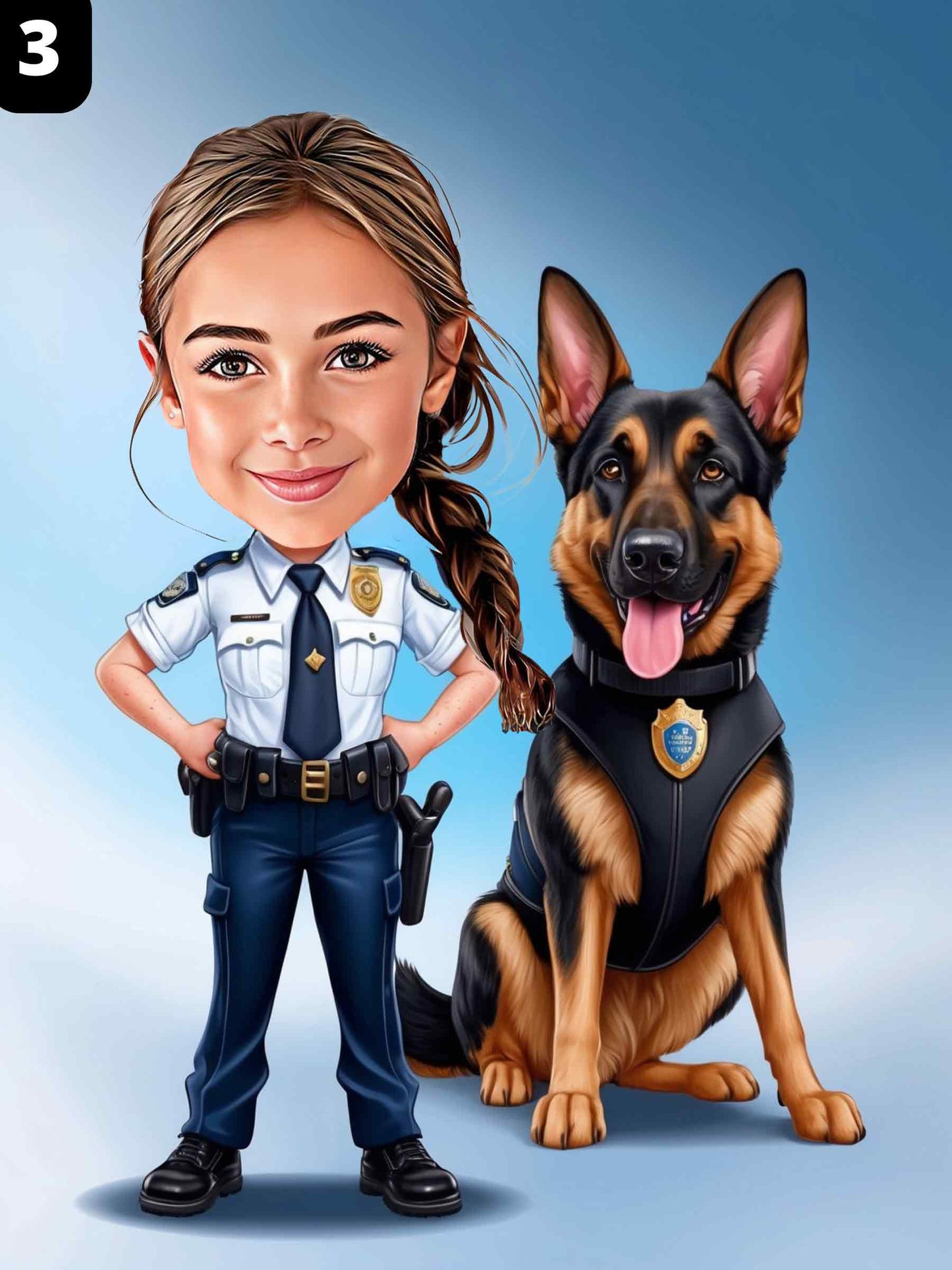 Officier de police - Fille