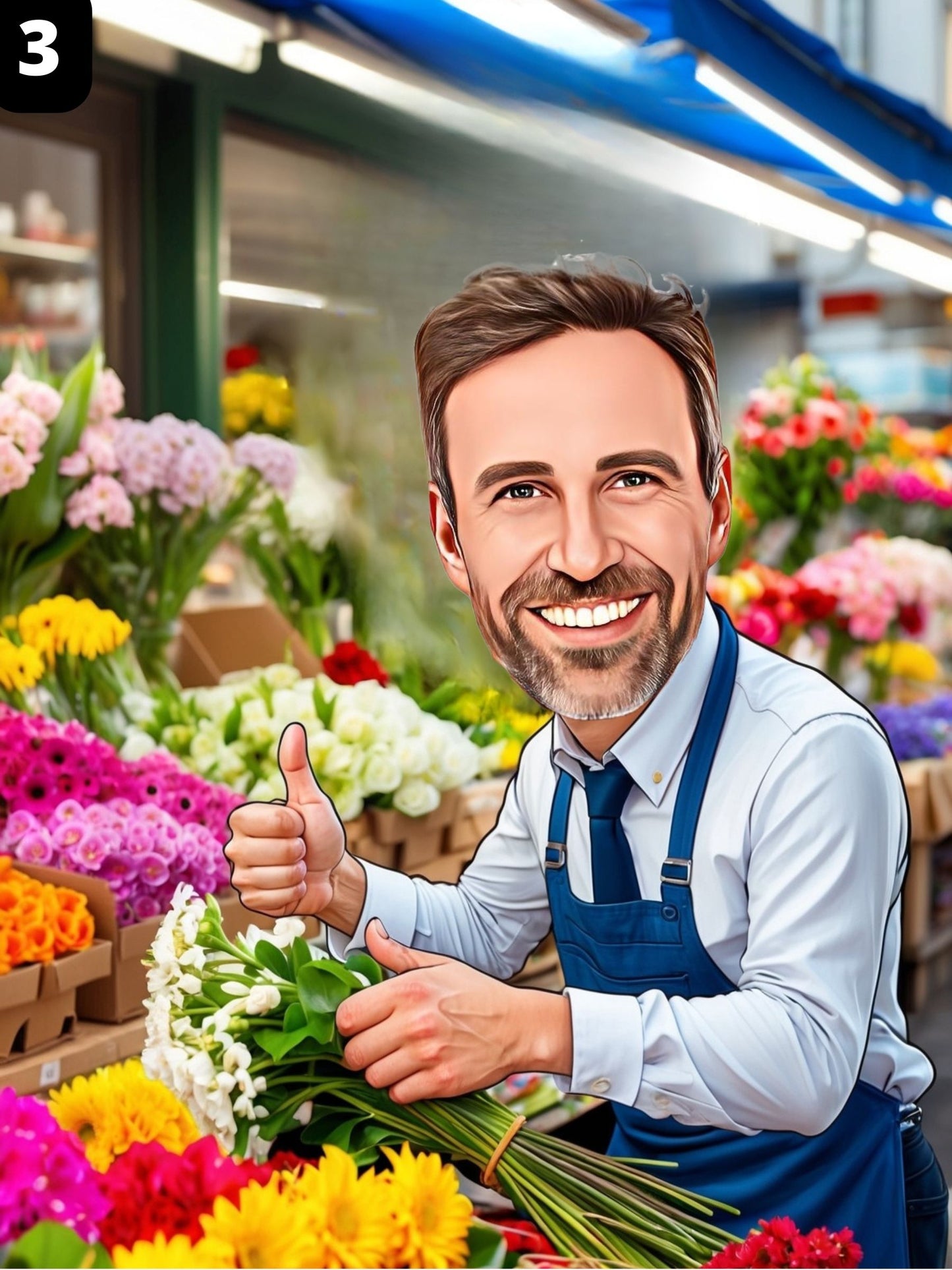 Fleuriste - Homme