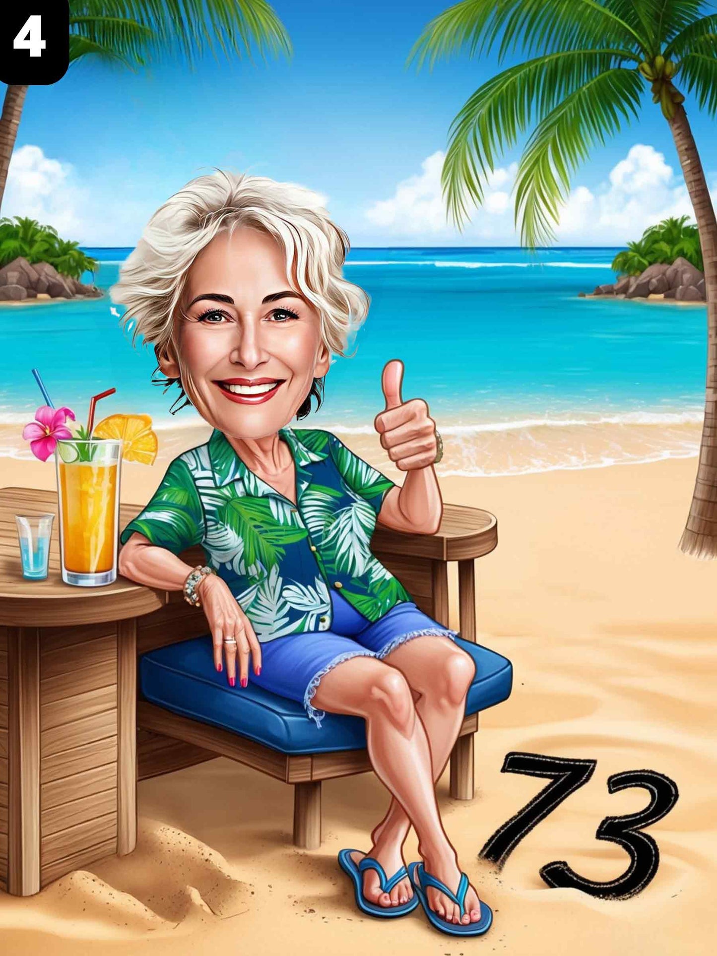 73e anniversaire - Femme