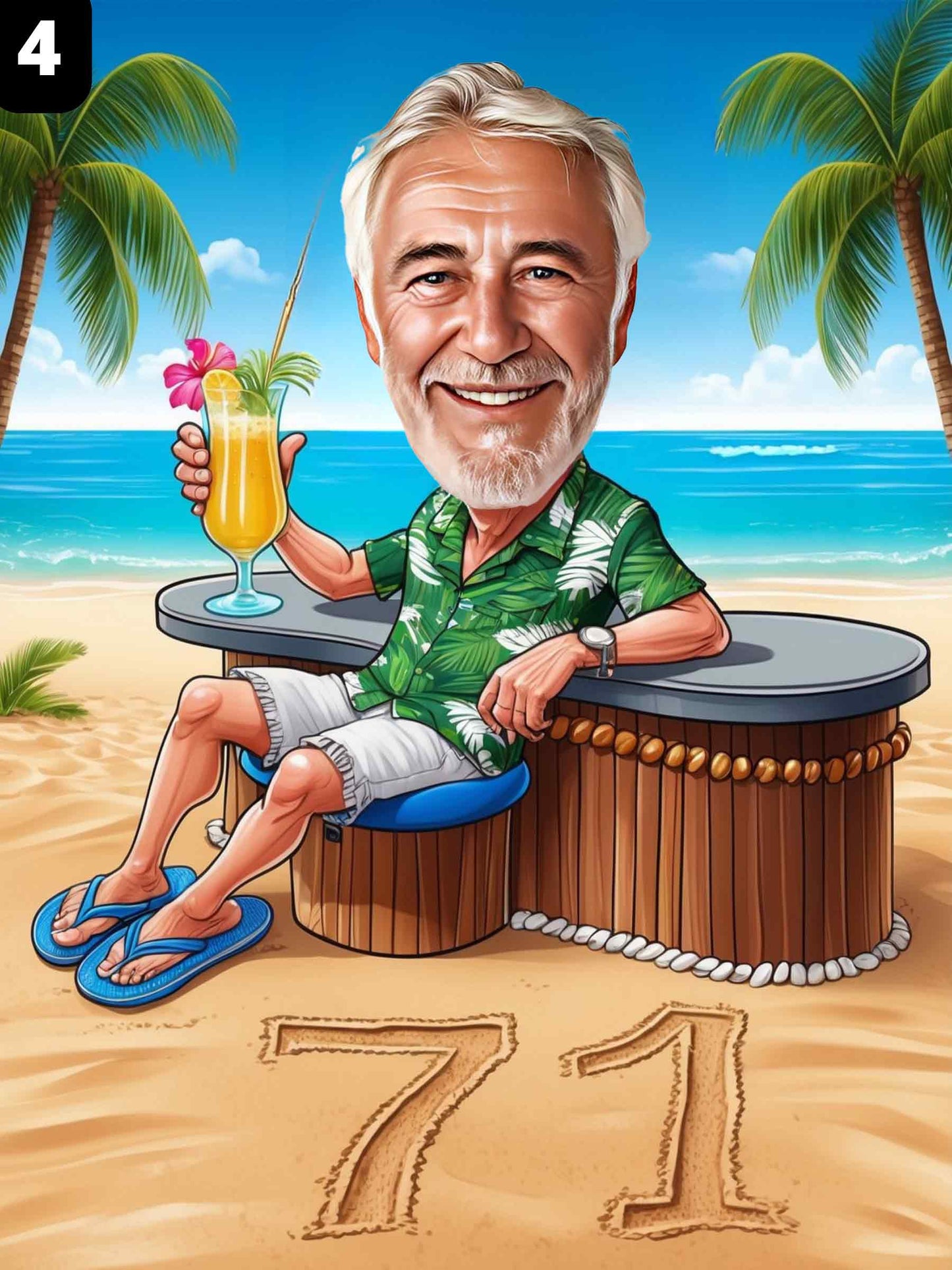 71e anniversaire - Homme