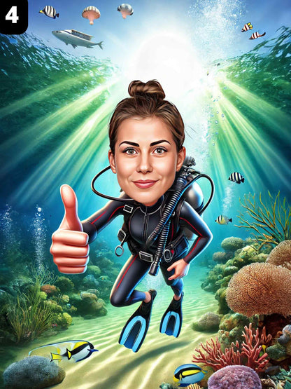 Scuba Diver - Female