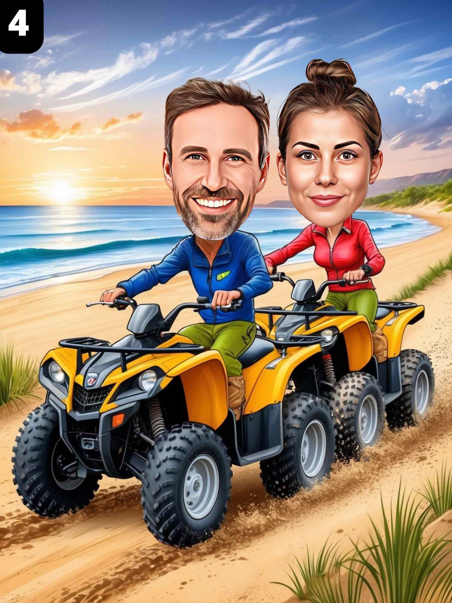 Conducteur de VTT - Couple