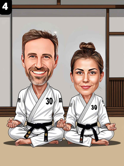 Judokas - Couple