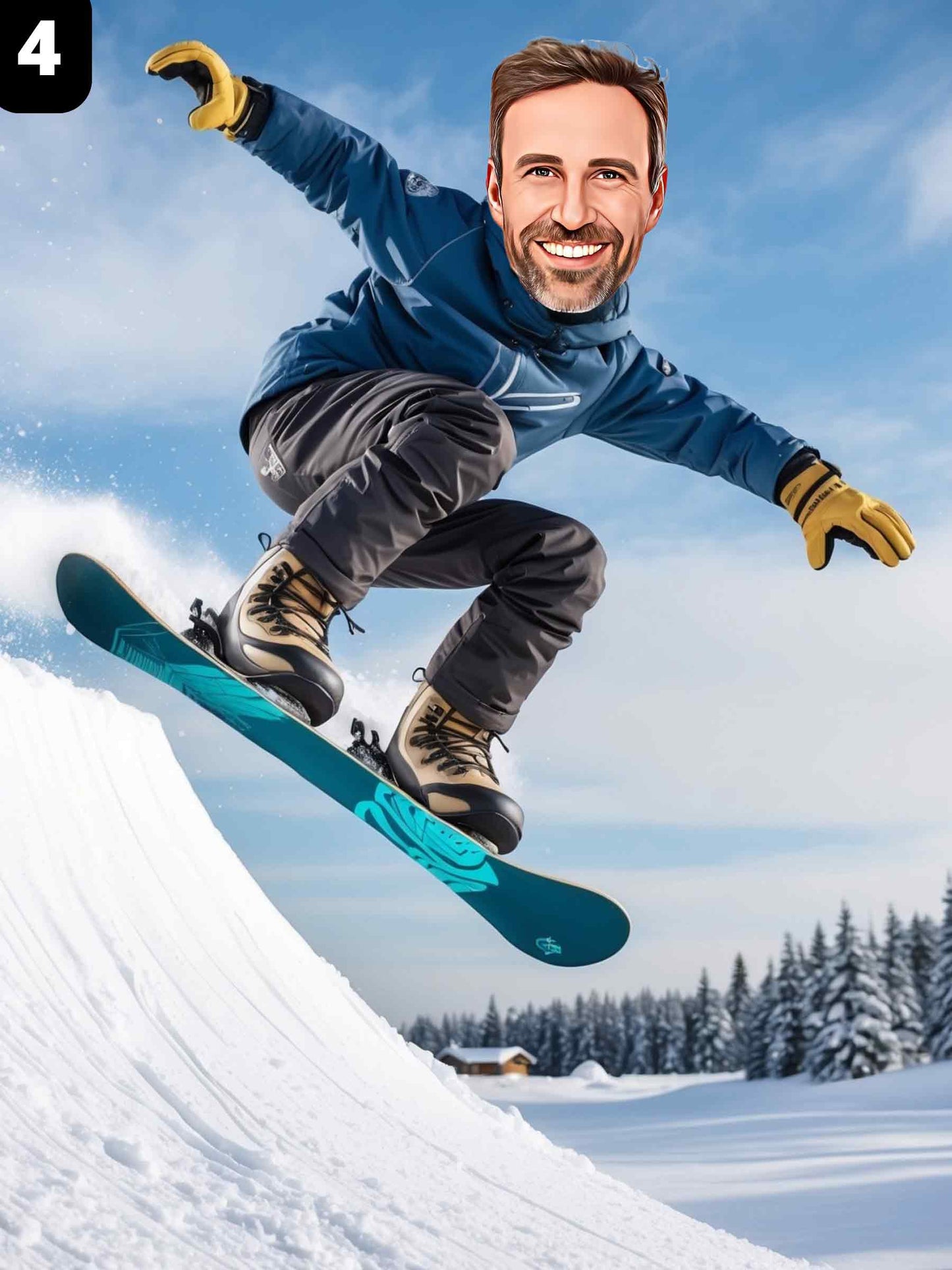 Snowboarder - Homme