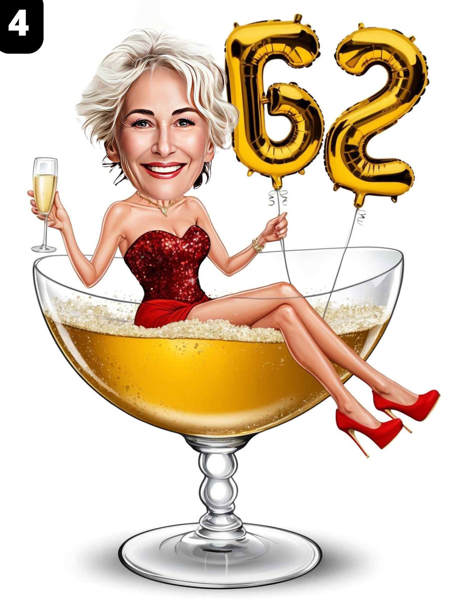 62e anniversaire - Femme