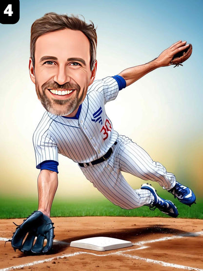Joueur de baseball - Homme
