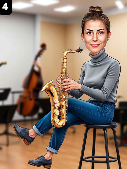 Saxophoniste - Femme