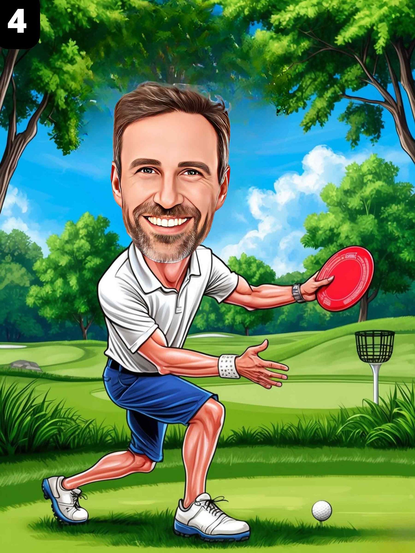 Disc golfeur - Homme