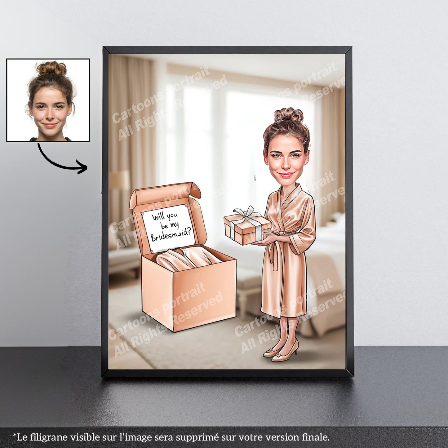 Demande de demoiselles d’honneur