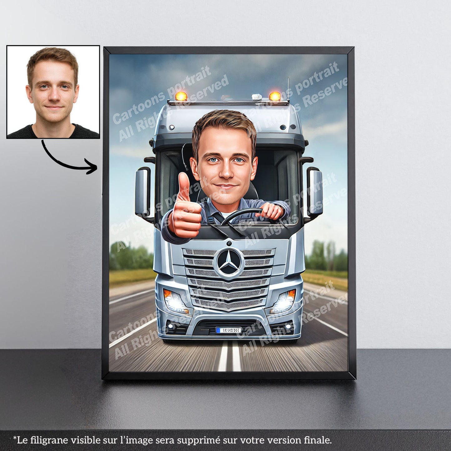 Heavy goods vehicle driver