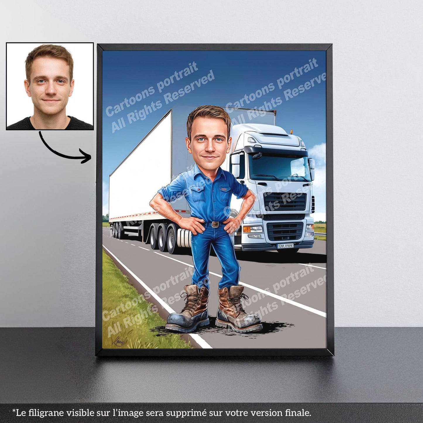 Heavy goods vehicle driver