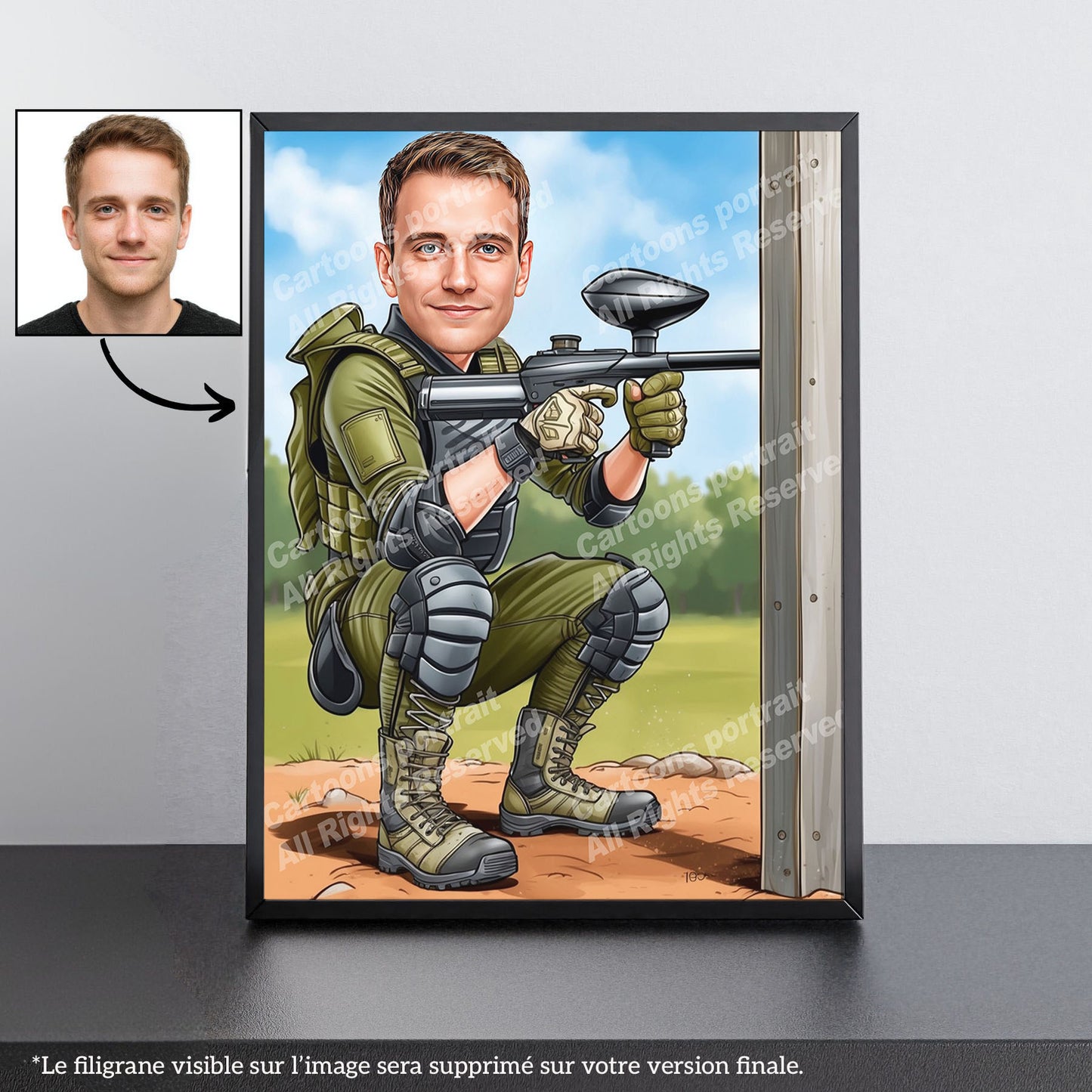 Paintball Player
