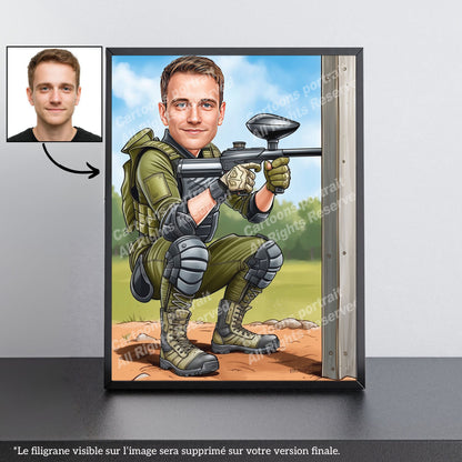 Paintball Player