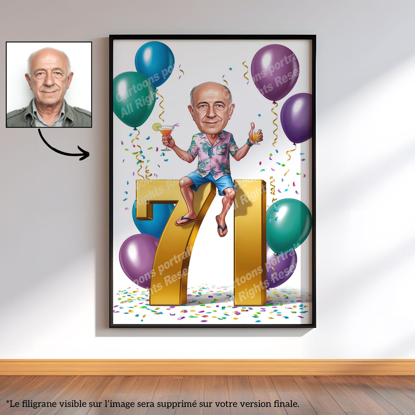 71e anniversaire