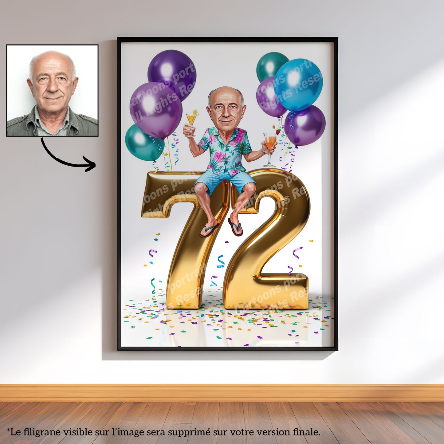 72e anniversaire