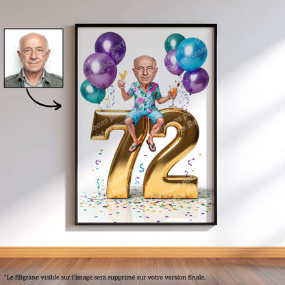 72e anniversaire