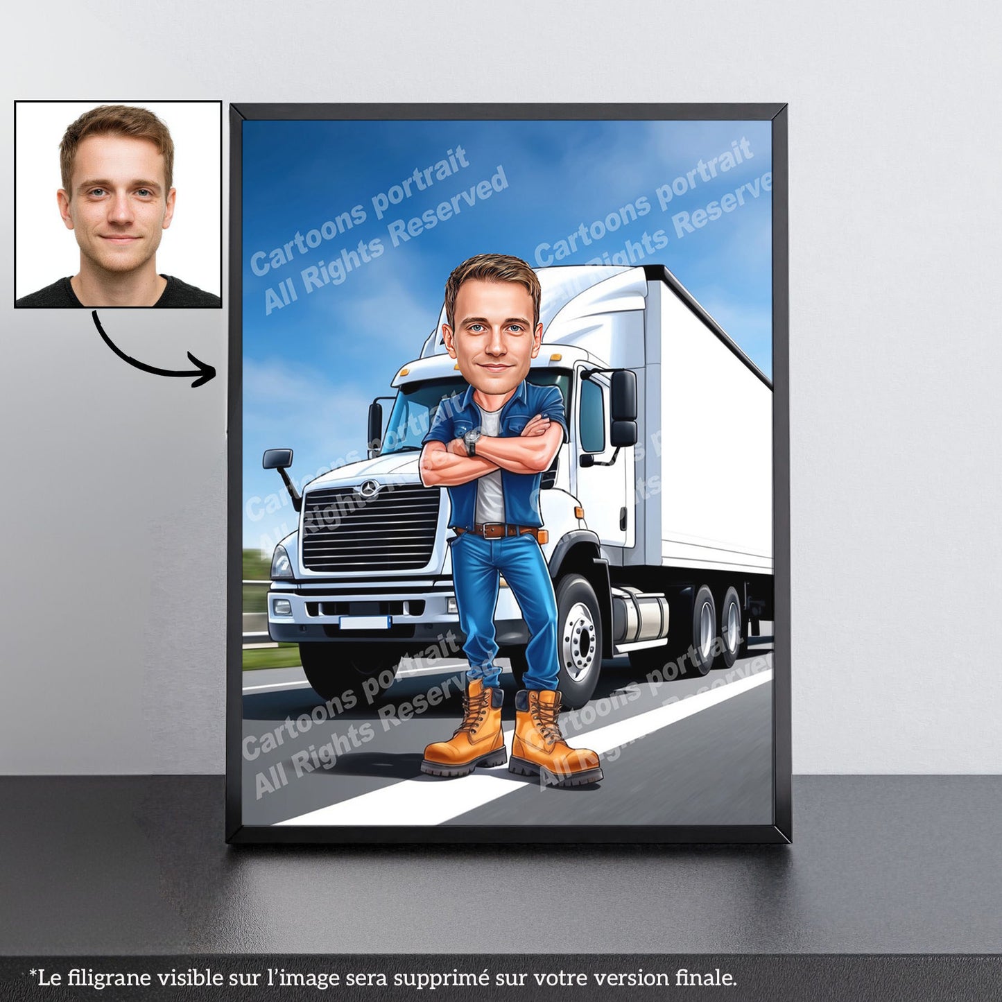 Heavy goods vehicle driver