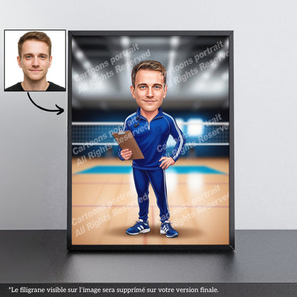 Coach de volley-ball