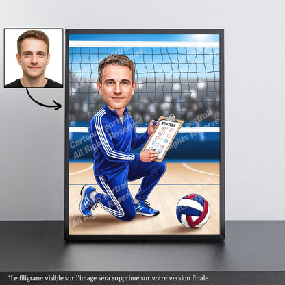 Coach de volley-ball