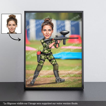 Paintball Player