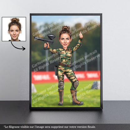 Paintball Player