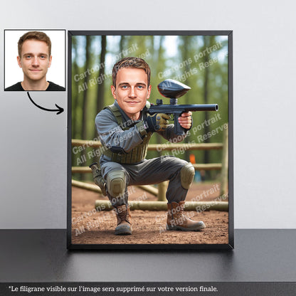 Paintball Player