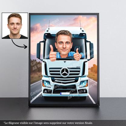 Heavy goods vehicle driver