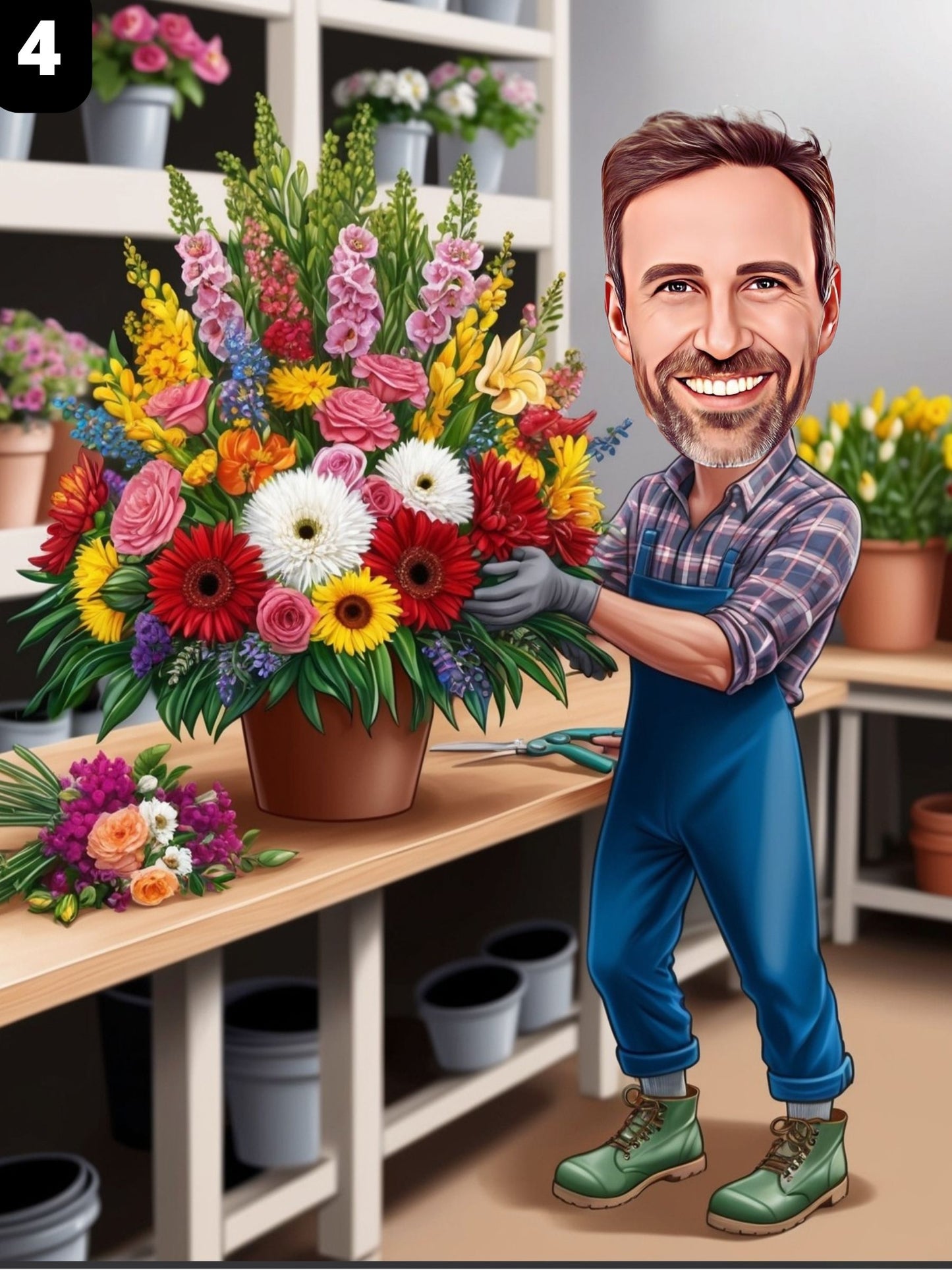 Fleuriste - Homme