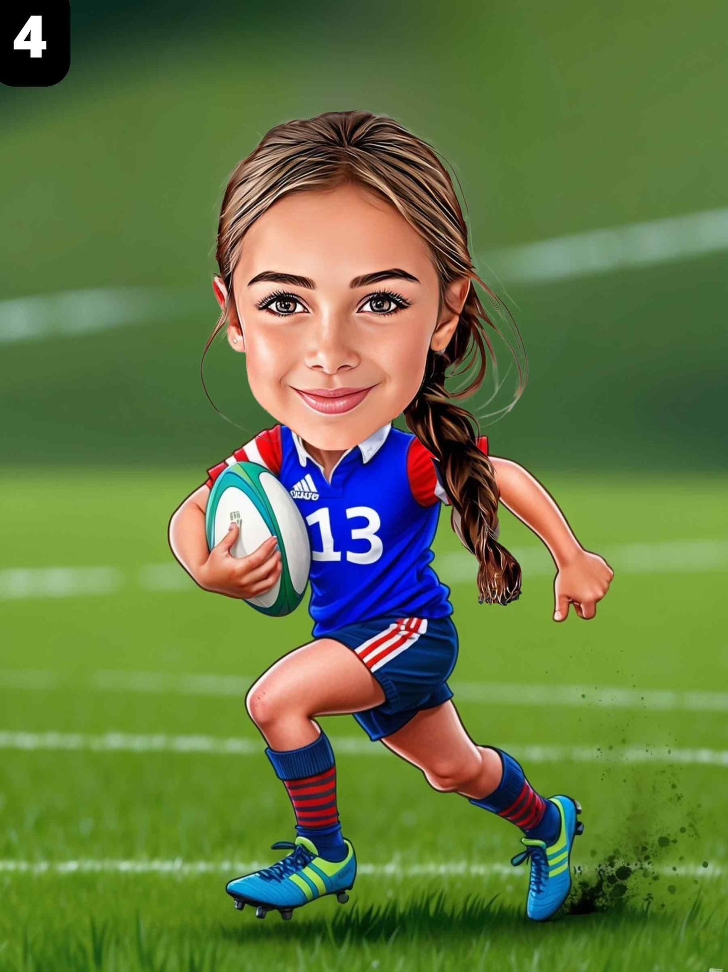 Rugby Player - Girl