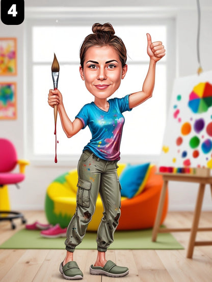 Peintre - Femme