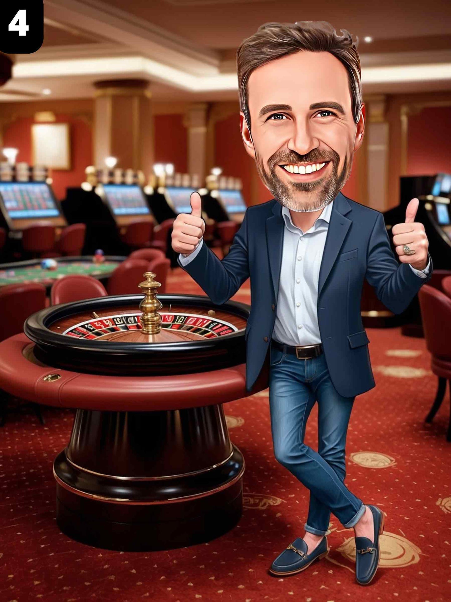 Roulette Player - Male