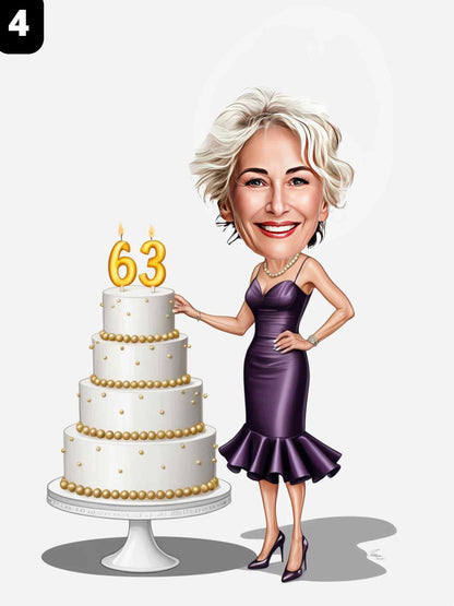 63e anniversaire - Femme