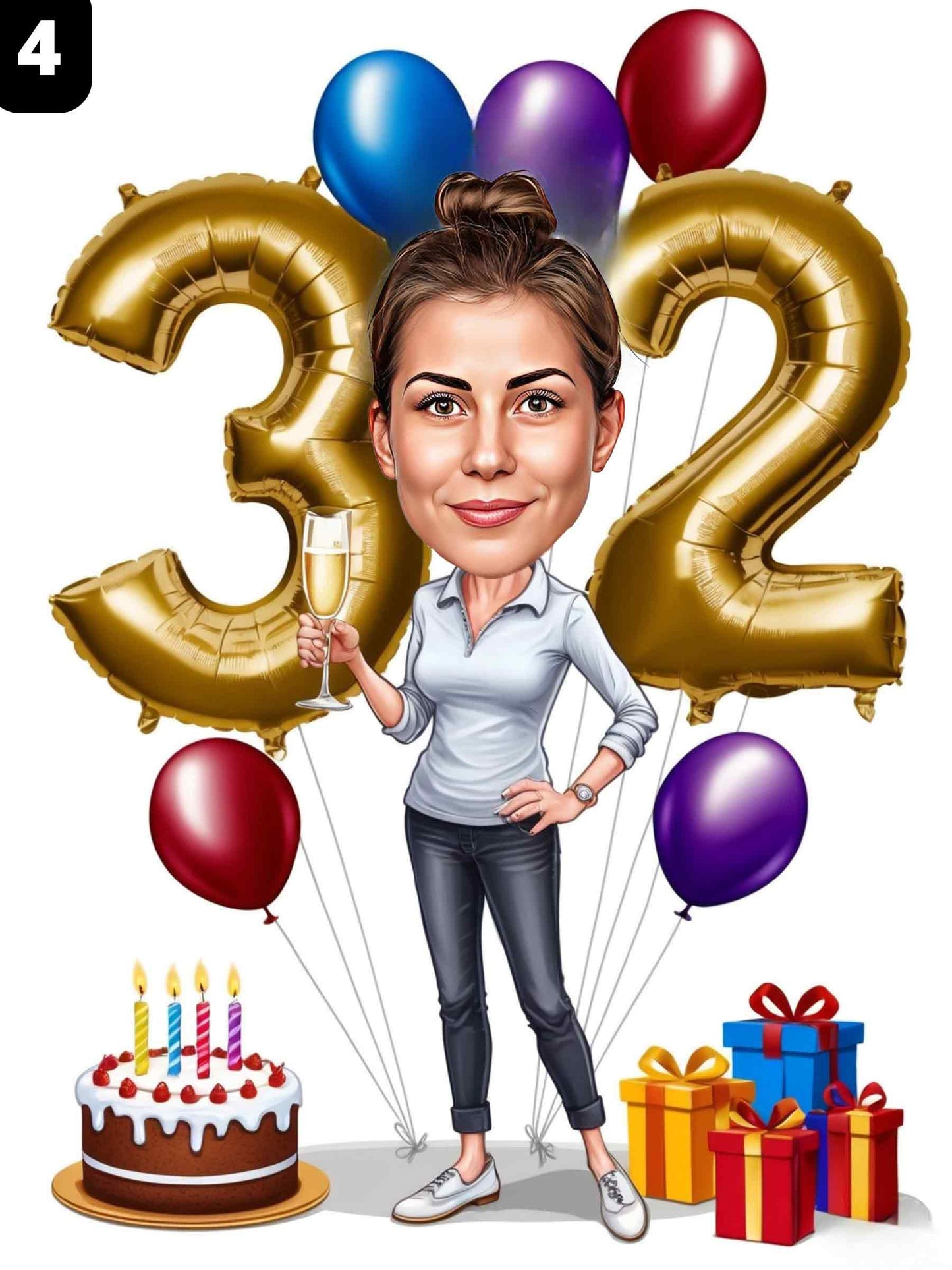 32e anniversaire - Femme