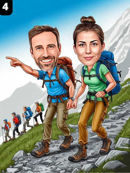 Guide de montagne - Couple