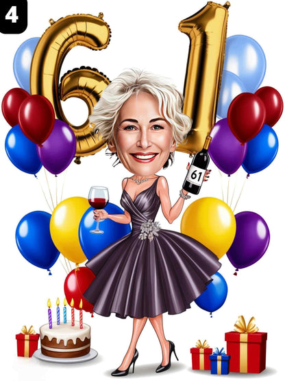 61e anniversaire - Femme