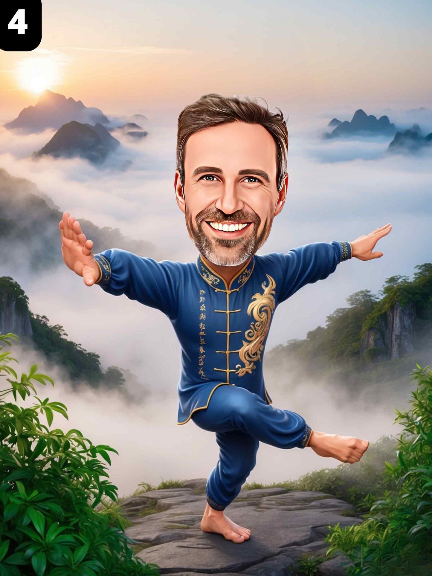 Praticien de Tai-Chi - Homme