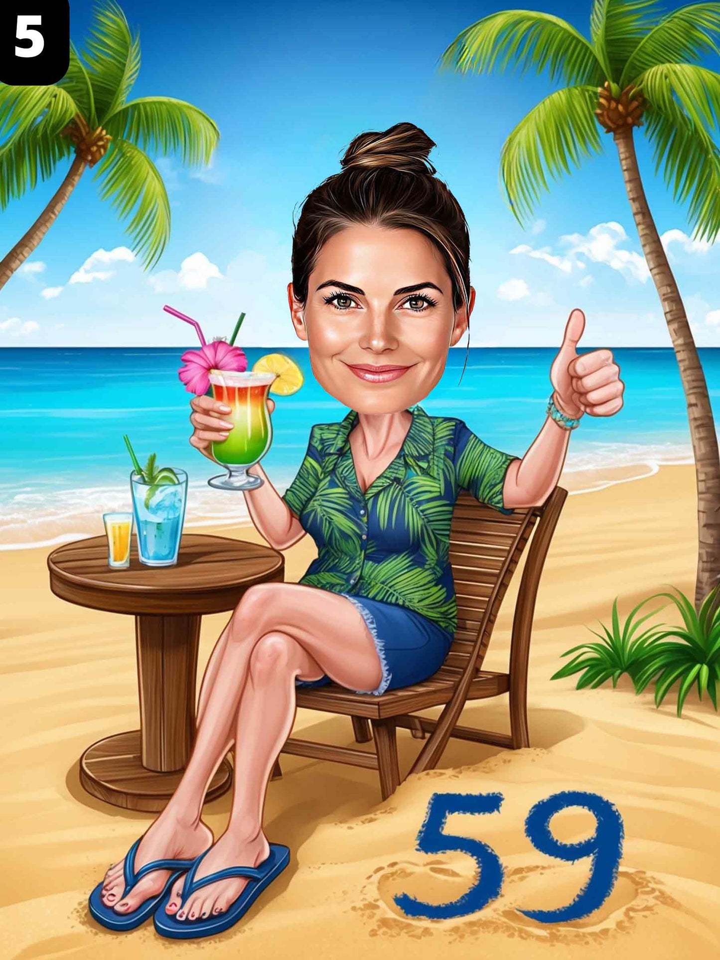 59e anniversaire - Femme